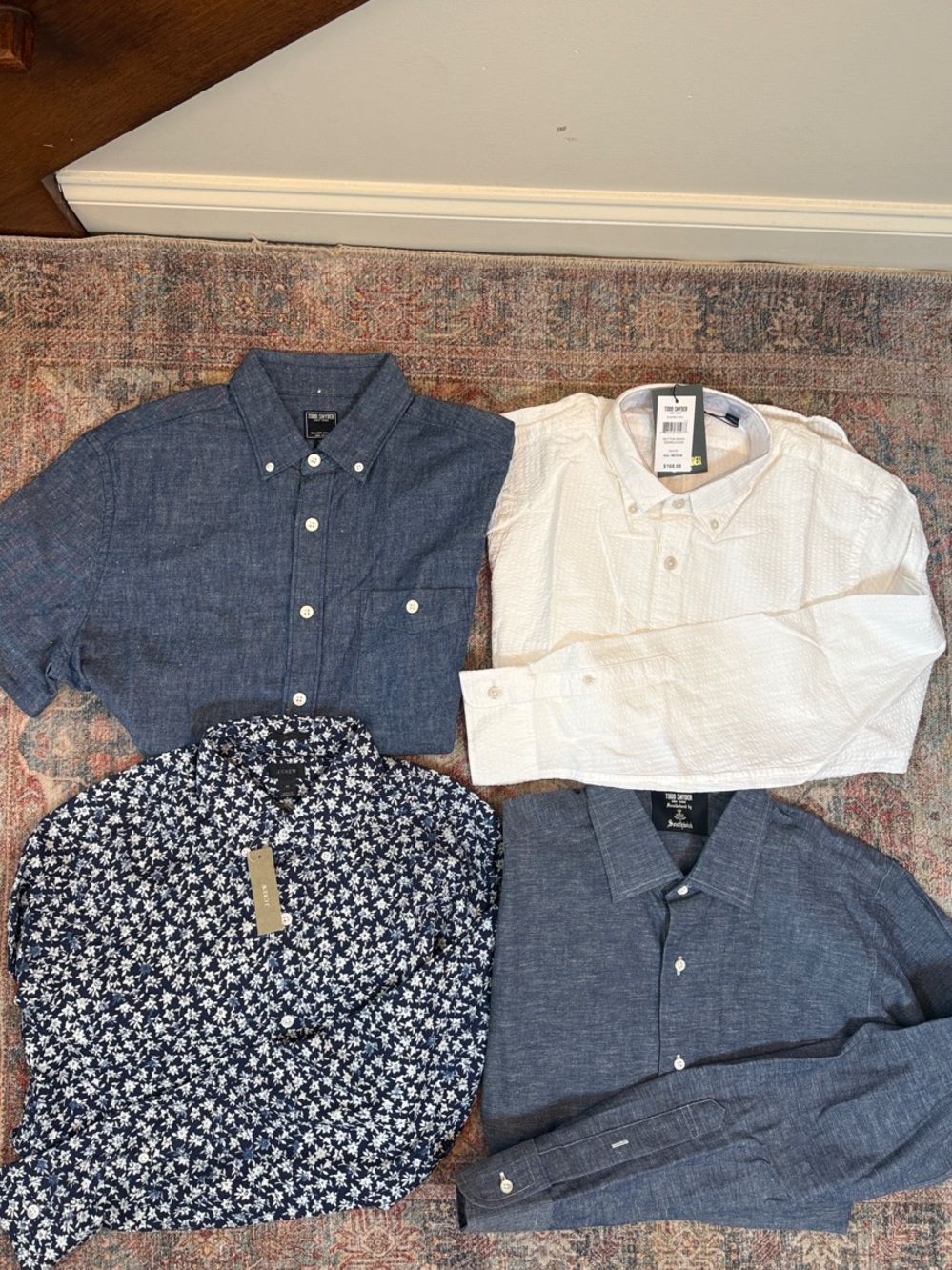 Todd Snyder , J Crew Summer Button-Down Shirt Set